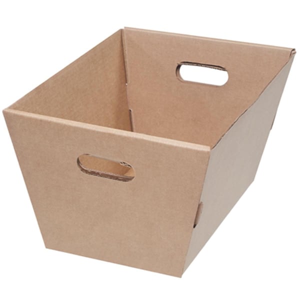 Officespace Corrugated Storage Tote, 19-1/2 in L x 13 in W x 10 in H, 25 PK OF2207756 - main